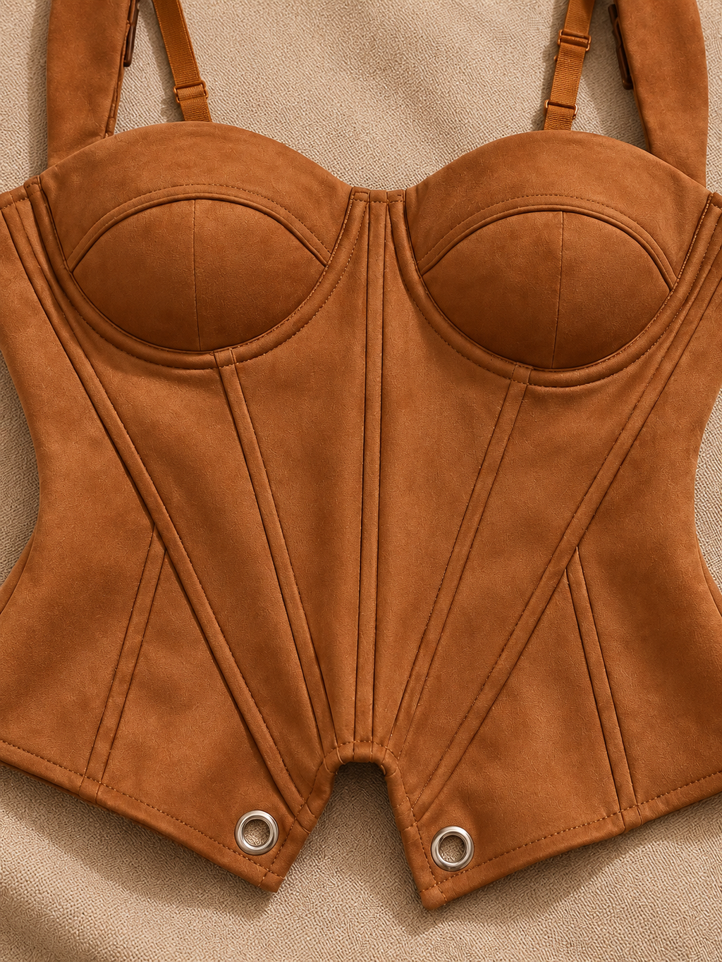 Chestnut Bustier Top