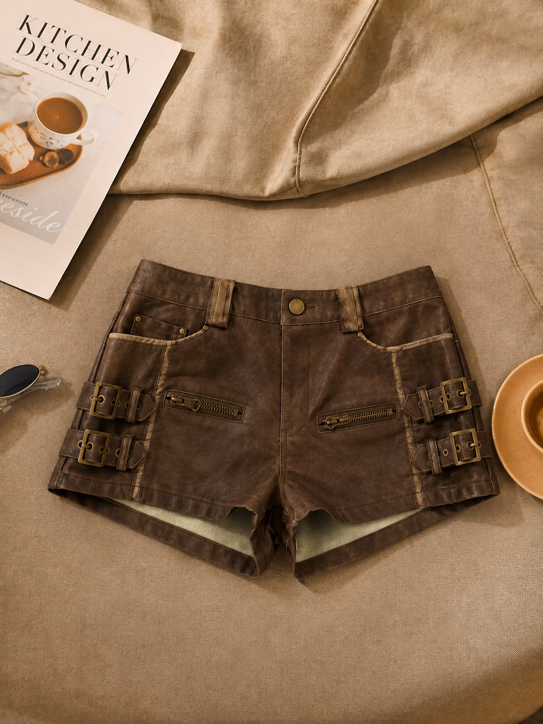 Alicelily Leather Short