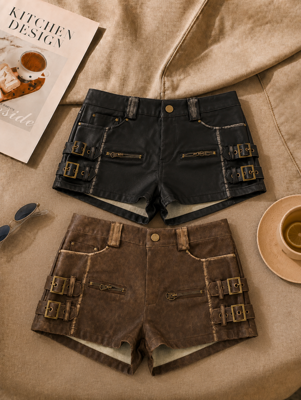 Alicelily Leather Short