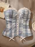 Kacey Plaid Corset