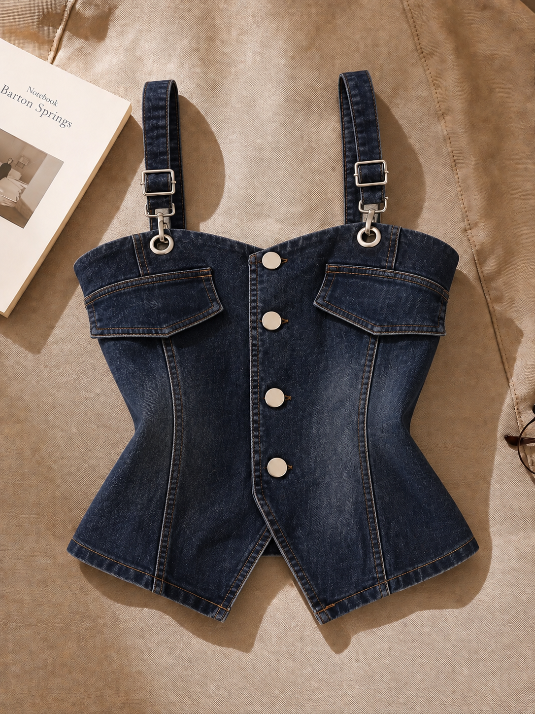 Overall Denim Corset