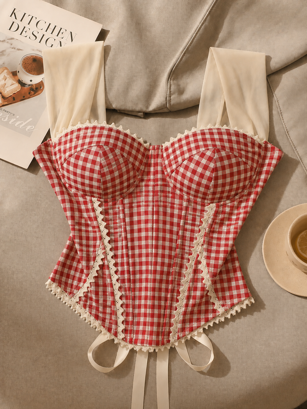 Hansen Plaid Corset