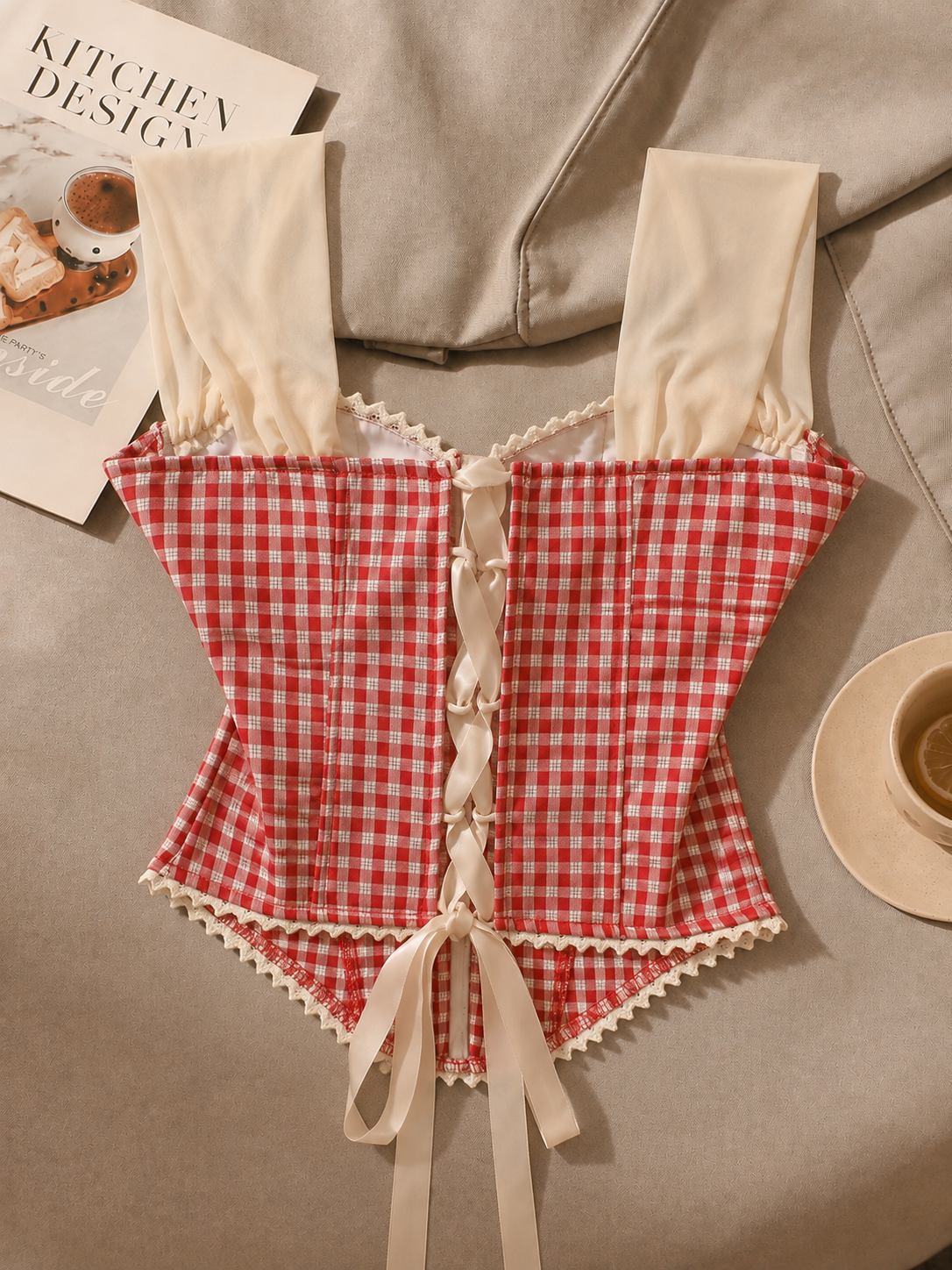 Hansen Plaid Corset