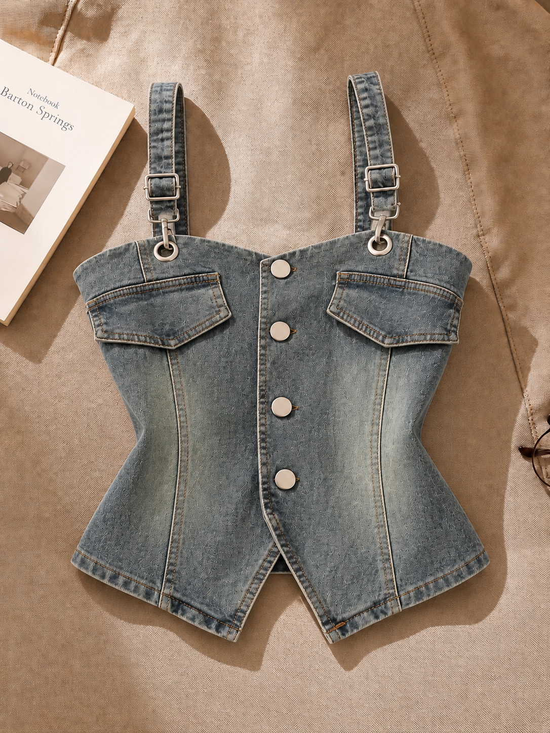 Overall Denim Corset