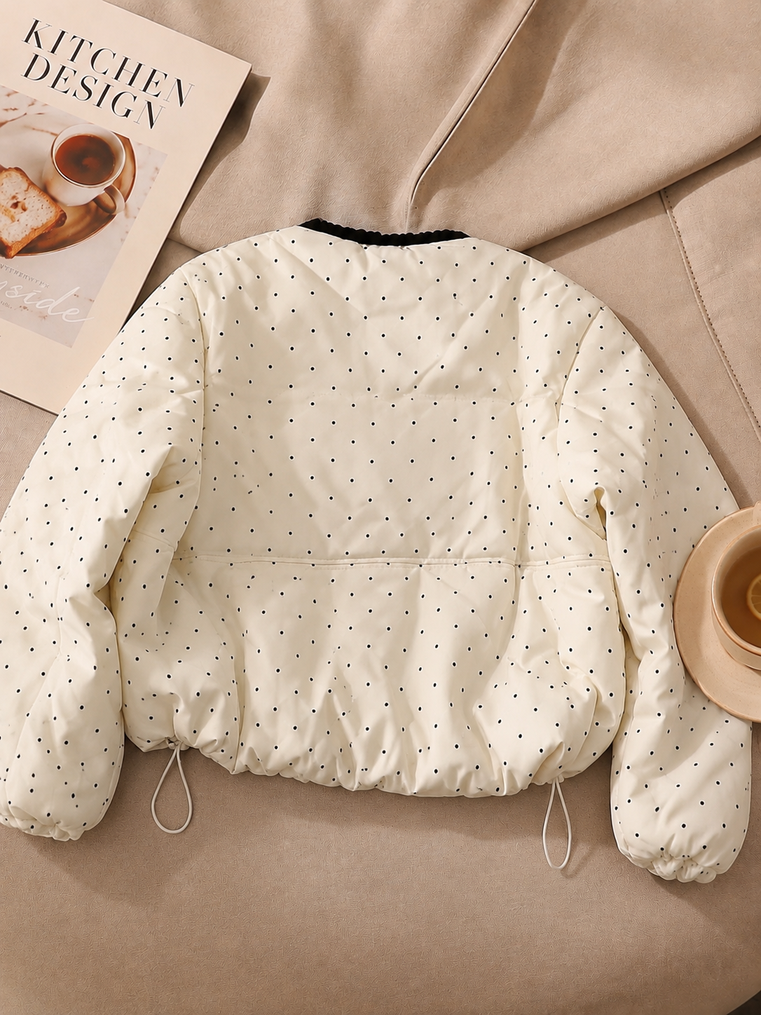 Alicelily Polka Dot Puffer